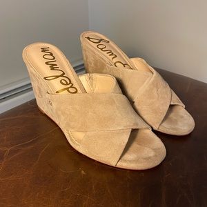 Sam Edelman Nahla Oatmeal Wedges/Sandals